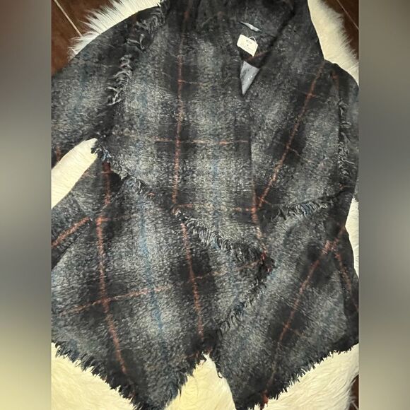 Pins and Needles plaid shacket blazer sz medium - Picture 3 of 9